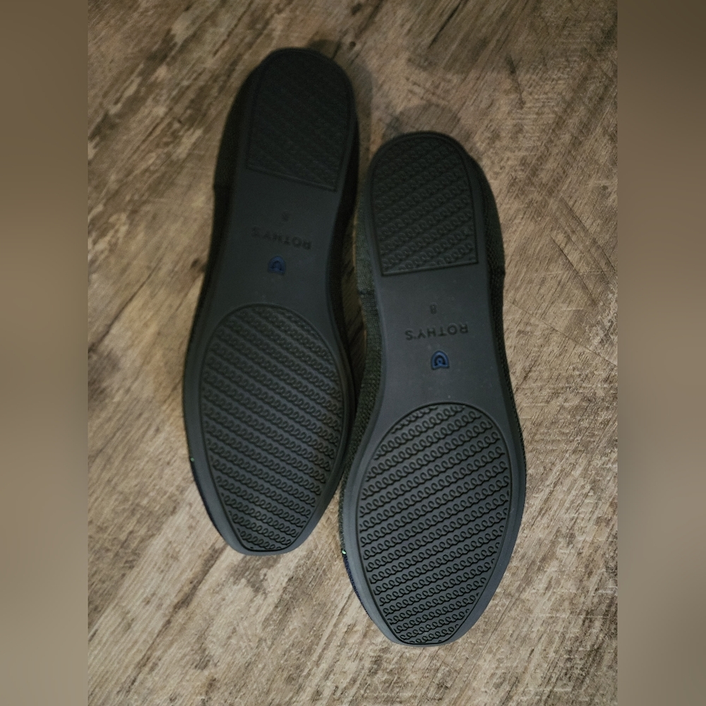 Rothy Flat Captoe Gray Navy Captoe - image 2